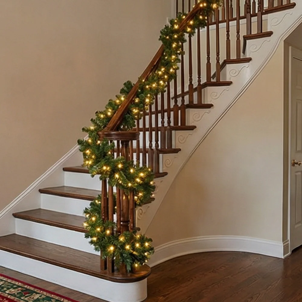 2.7M Artificial Green Christma - огляд і ціна Christmas Wreath Fake