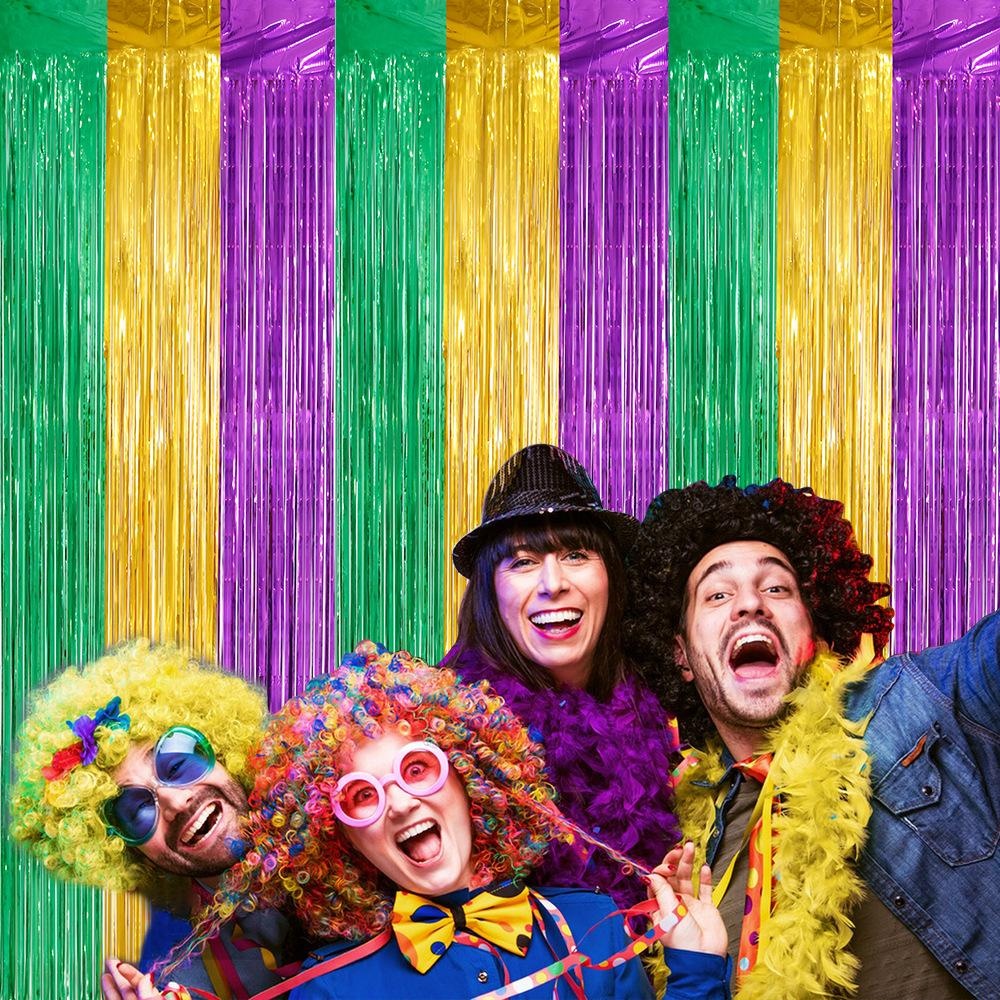 Party Backdrop Fringe Tinsel C - огляд і ціна Tinsel Garland Decoration