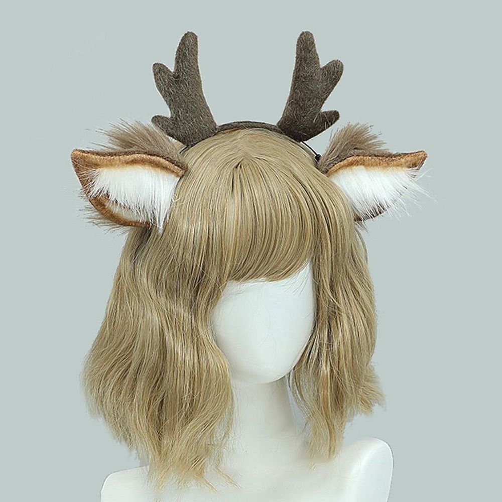 Unisex Deer Ears Reindeer Antl - огляд і ціна Reindeer Antlers Headband