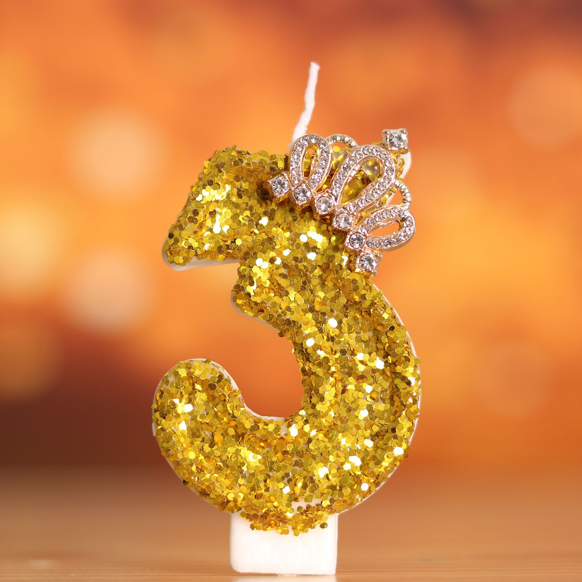 Digital Birthday Cake Gold Cro - огляд і ціна Holiday Candle Set