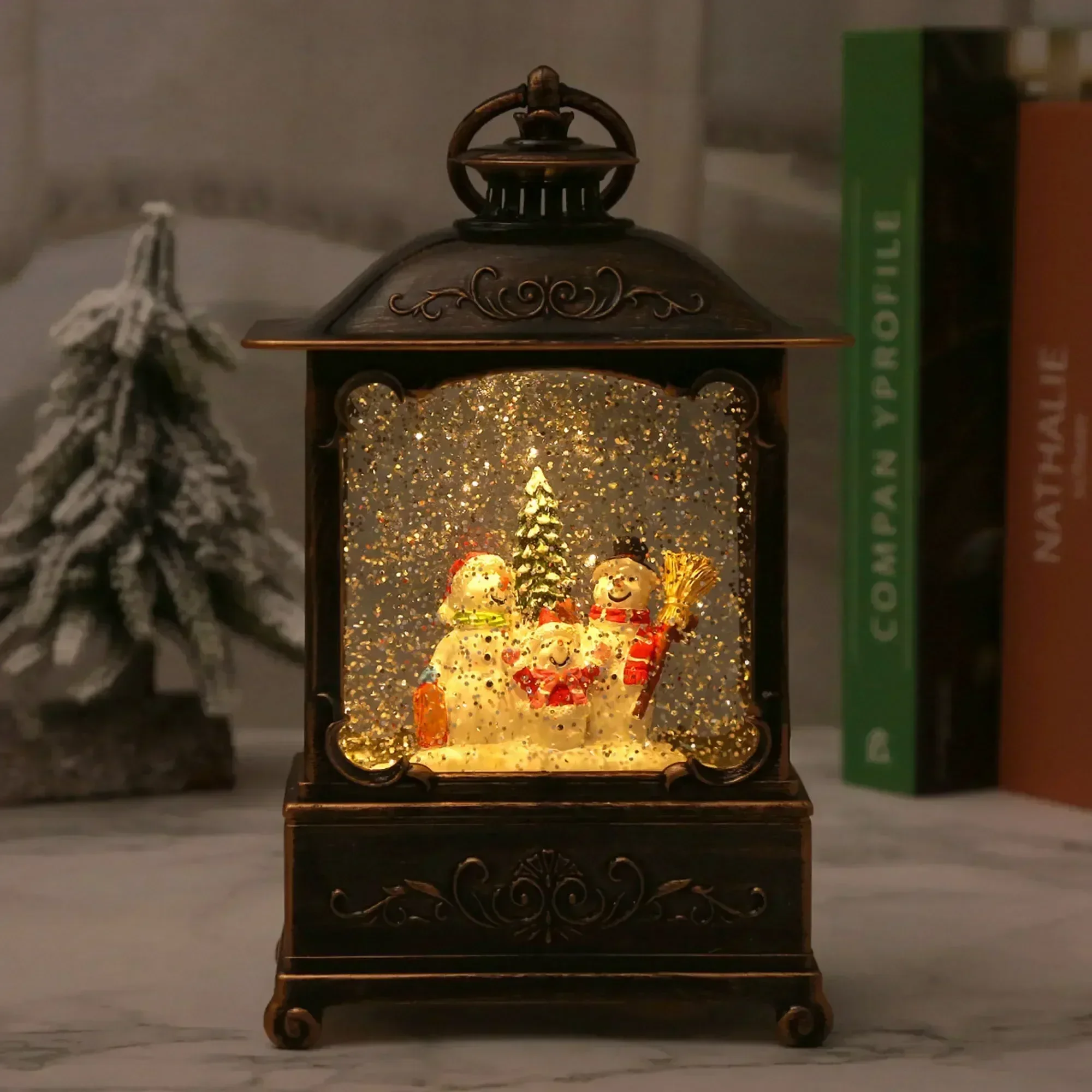 Christmas Snow Globe Lantern M - огляд і ціна Snow Globe Musical