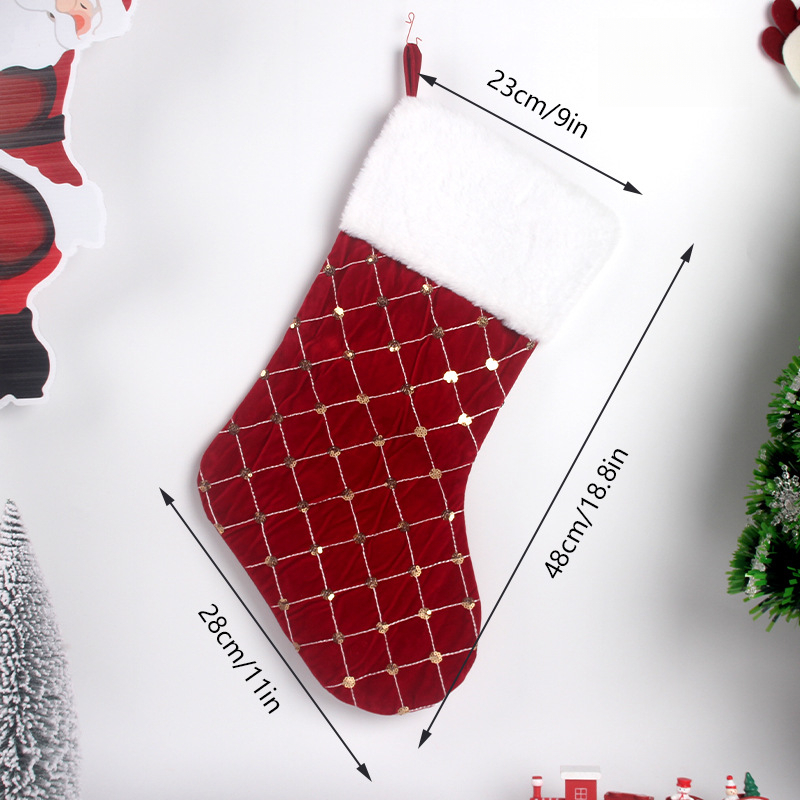 Christmas Stocking Soft Faux F - огляд і ціна Christmas Stocking Hanging