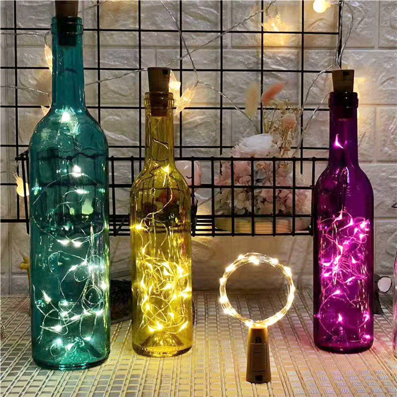 6pcs 20led Wine Bottle with Co - огляд і ціна Led Fairy String Lights