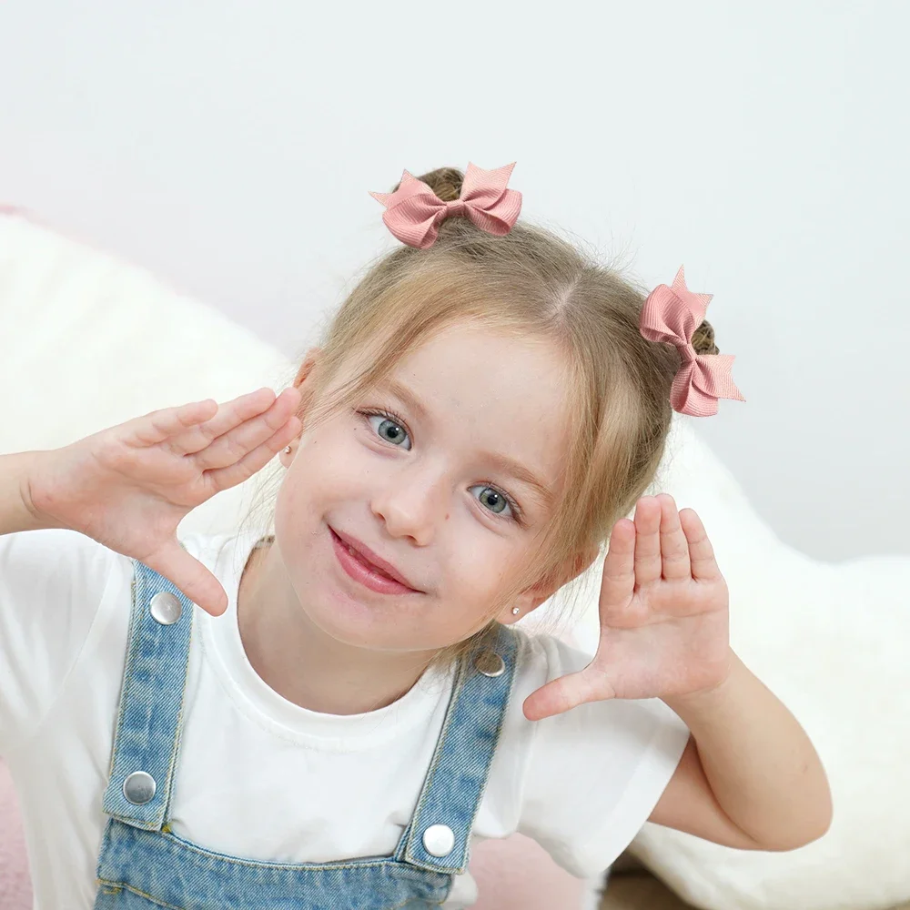 10Pcs Bows Elastic Hair rubber - огляд і ціна Ribbon Bow Gift