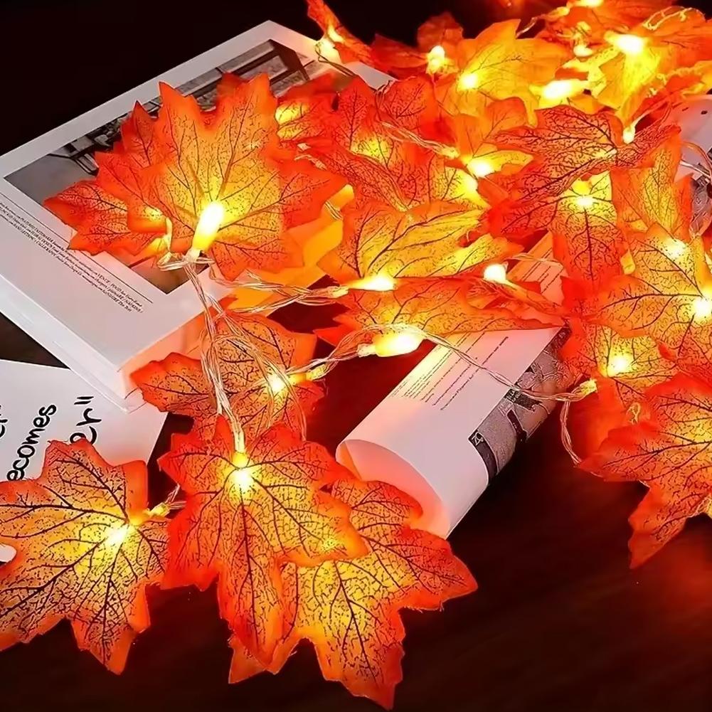 Maple Leaf Garland String Ligh - огляд і ціна Led Fairy String Lights