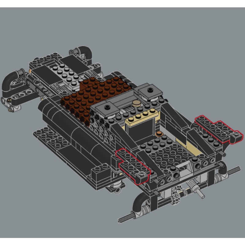 1060pcs Vintage Model T Car Bu - огляд і ціна Lego Set Technic