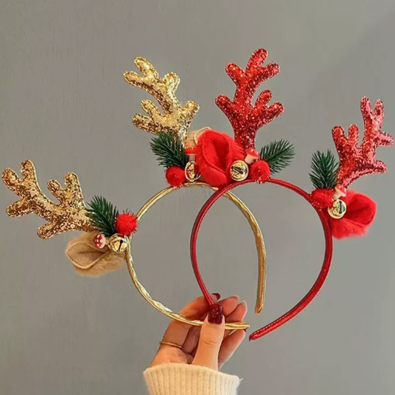 Christmas Glitter Deer Antlers - огляд і ціна Reindeer Antlers Headband