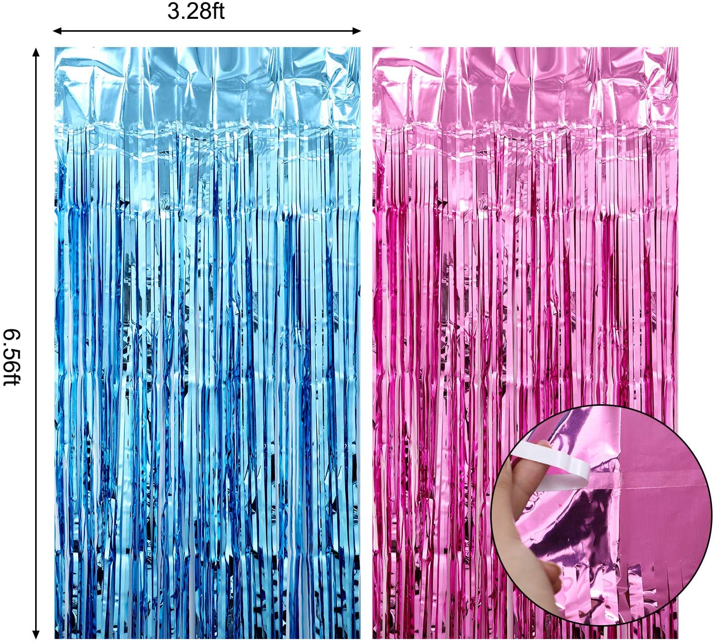 35PCS Gender Reveal Decoration - огляд і ціна Tinsel Garland Decoration