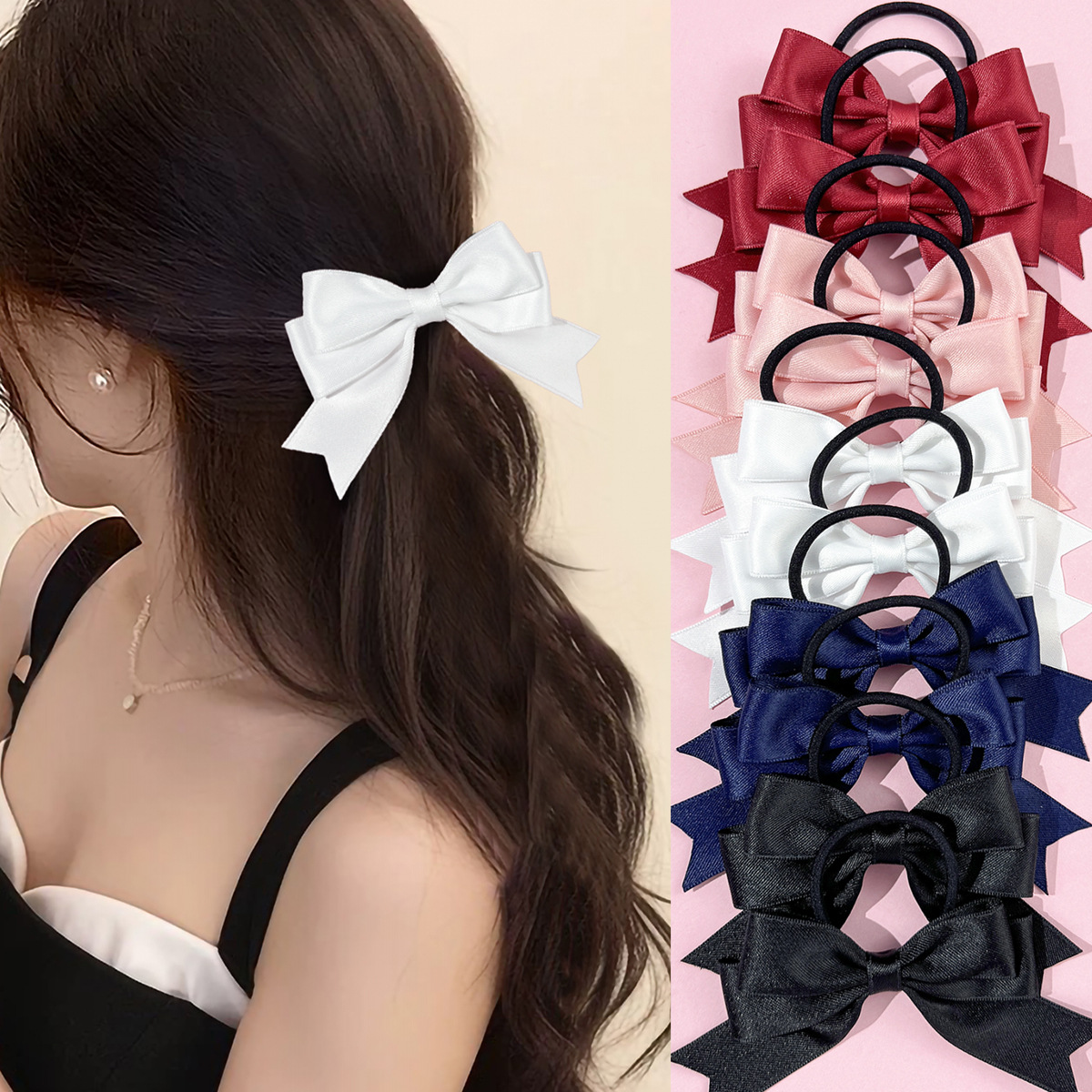 2 Pieces of Bow Hair Ties, Swe - огляд і ціна Ribbon Bow Gift