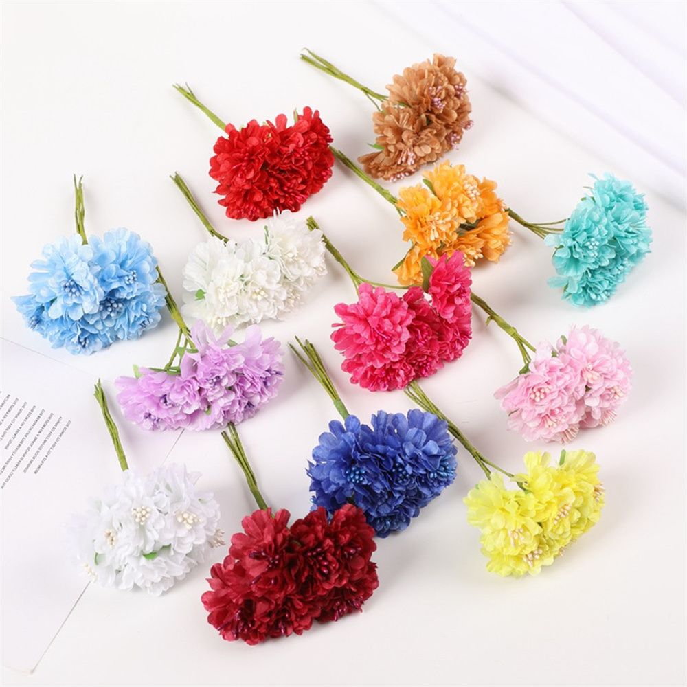 18PCS Artificial Flowers Bouqu - огляд і ціна Christmas Wreath Fake