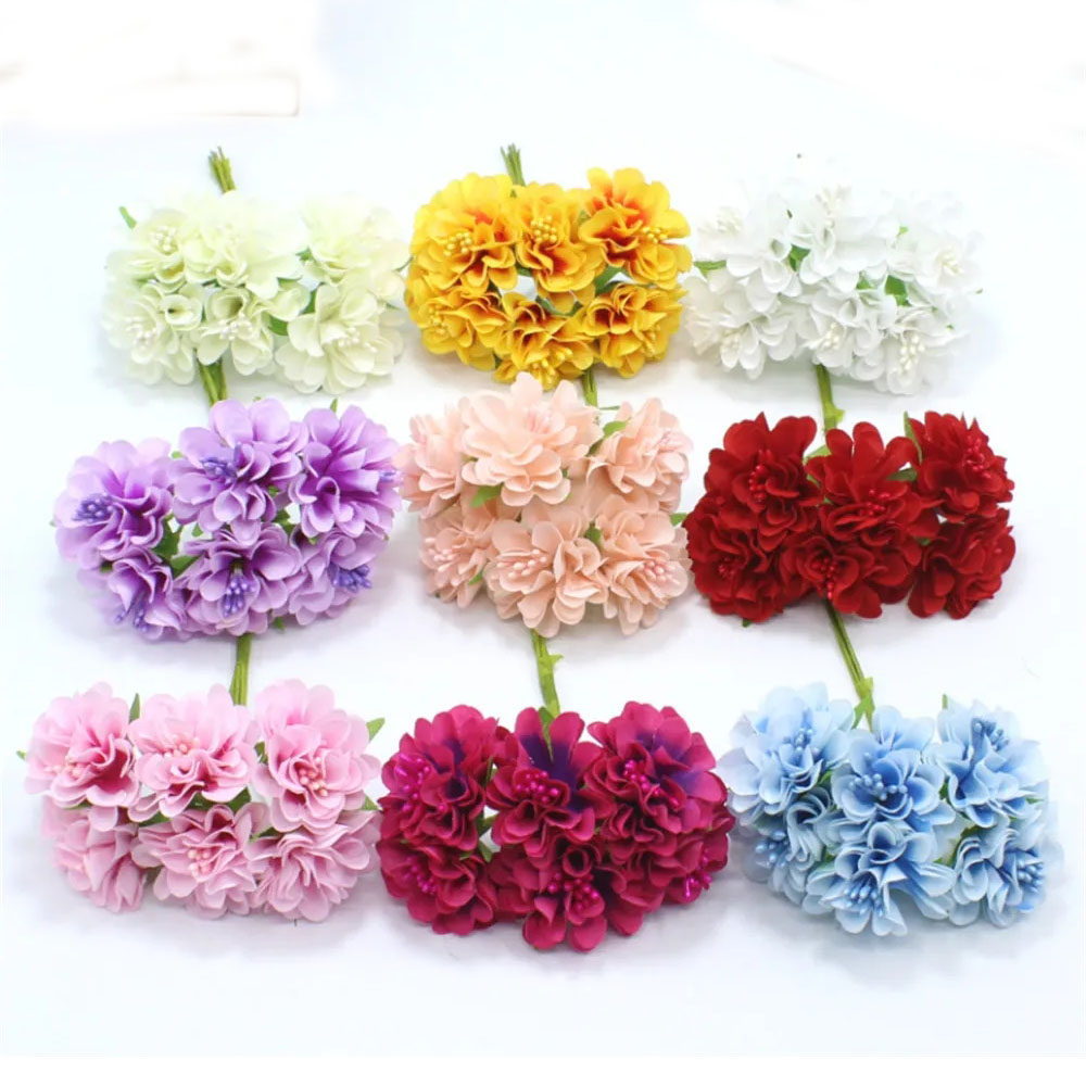 18PCS Artificial Flowers Bouqu - огляд і ціна Christmas Wreath Fake
