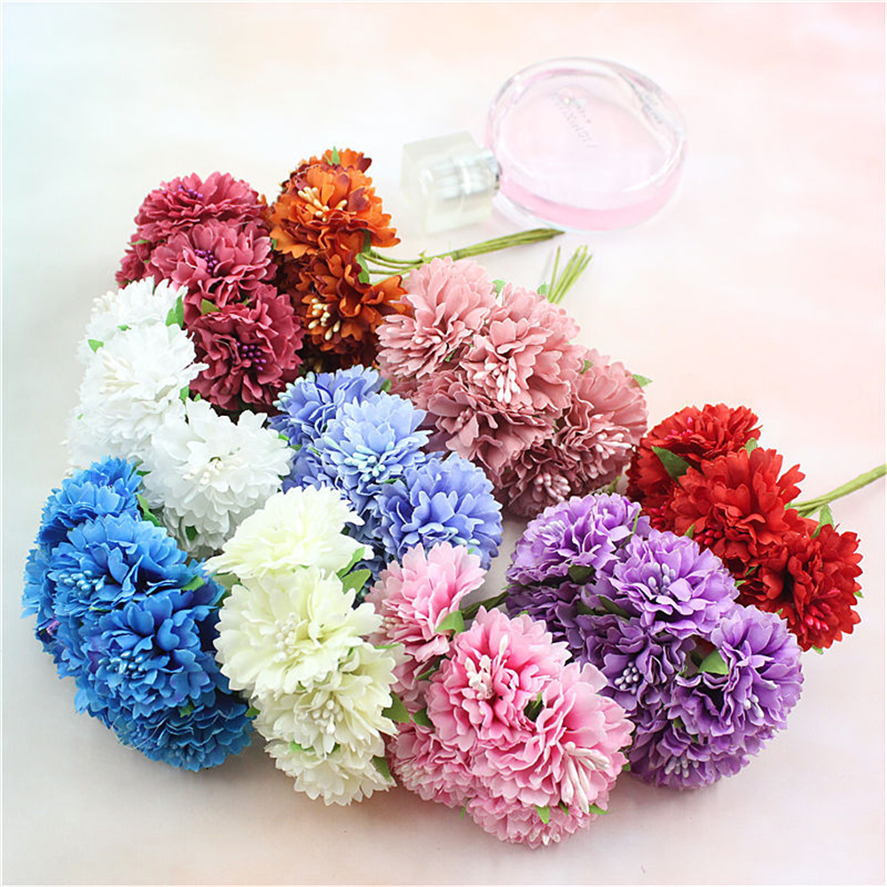 18PCS Artificial Flowers Bouqu - огляд і ціна Christmas Wreath Fake