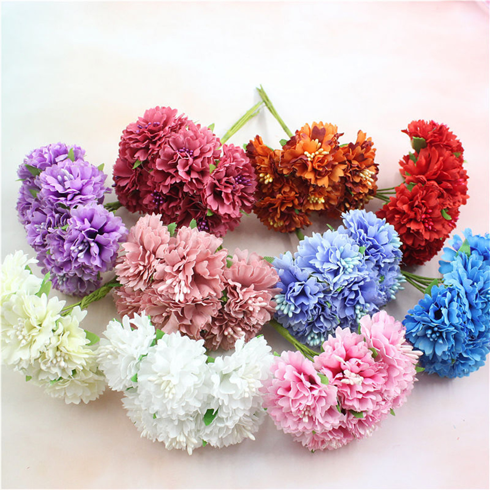 18PCS Artificial Flowers Bouqu - огляд і ціна Christmas Wreath Fake