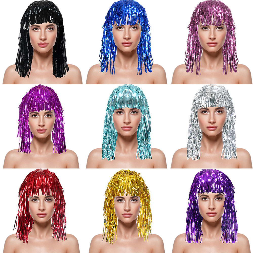 Cosplay Disco Wig Foil Tinsel  - огляд і ціна Tinsel Garland Decoration