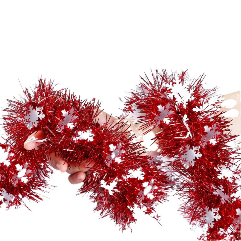 1pc Christmas Tinsel Snowflake - огляд і ціна Tinsel Garland Decoration