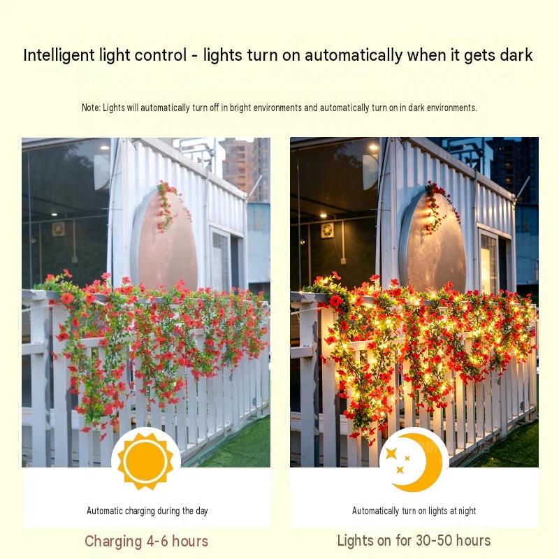 Solar Rose Vine String Lights  - огляд і ціна Led Fairy String Lights
