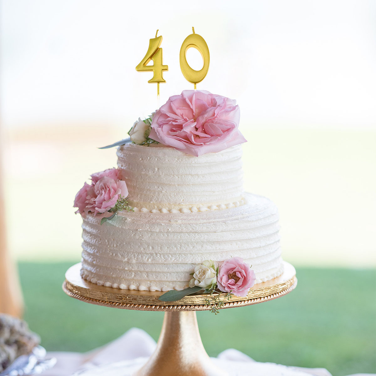 2Pcs 40 Birthday Number Candle - огляд і ціна Holiday Candle Set