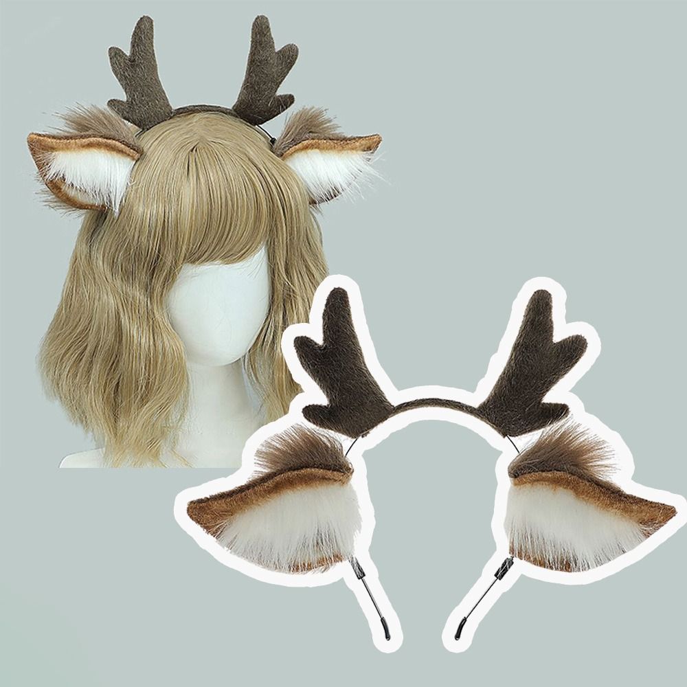 Deer Ears Reindeer Antler Head - огляд і ціна Reindeer Antlers Headband