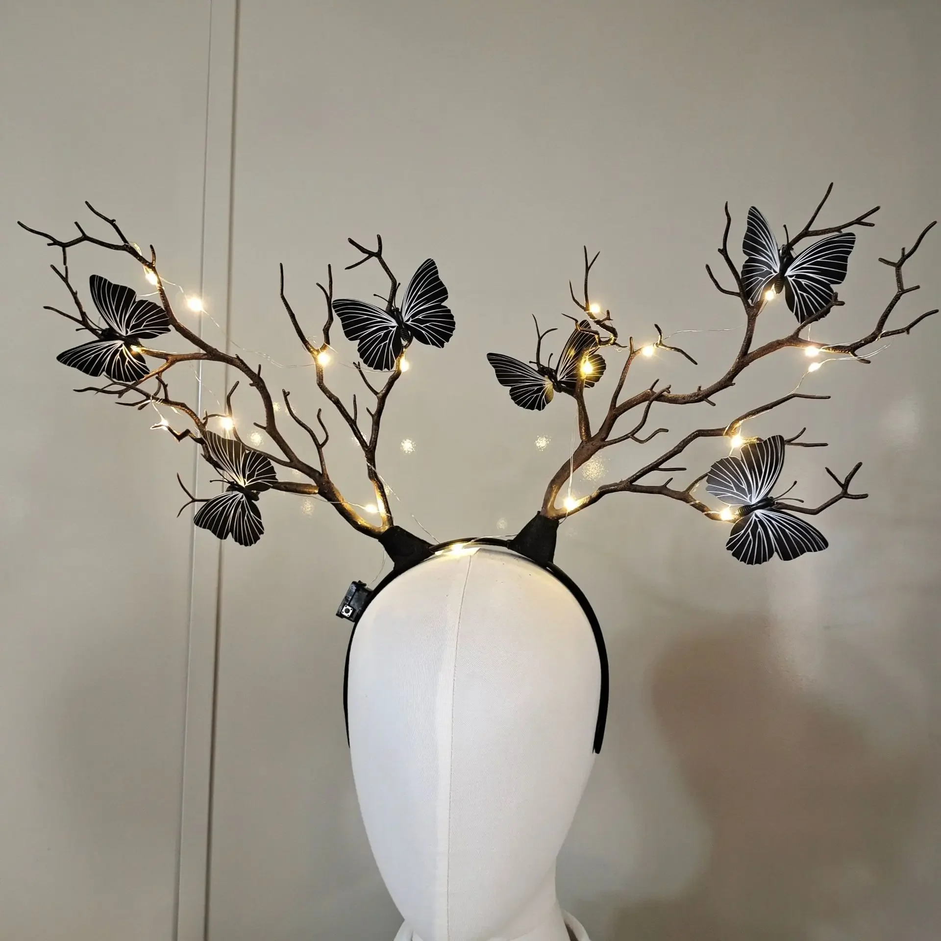Women Girls Light Up Glowing R - огляд і ціна Reindeer Antlers Headband
