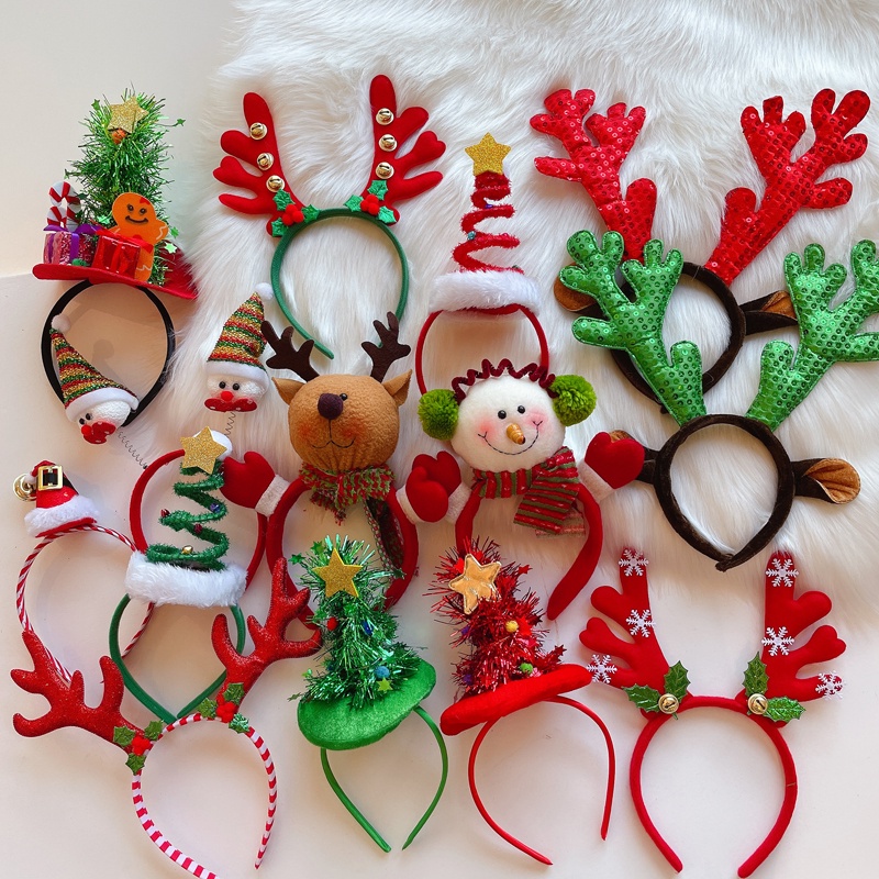 1-15pcs Christmas Headbands Sn - огляд і ціна Reindeer Antlers Headband