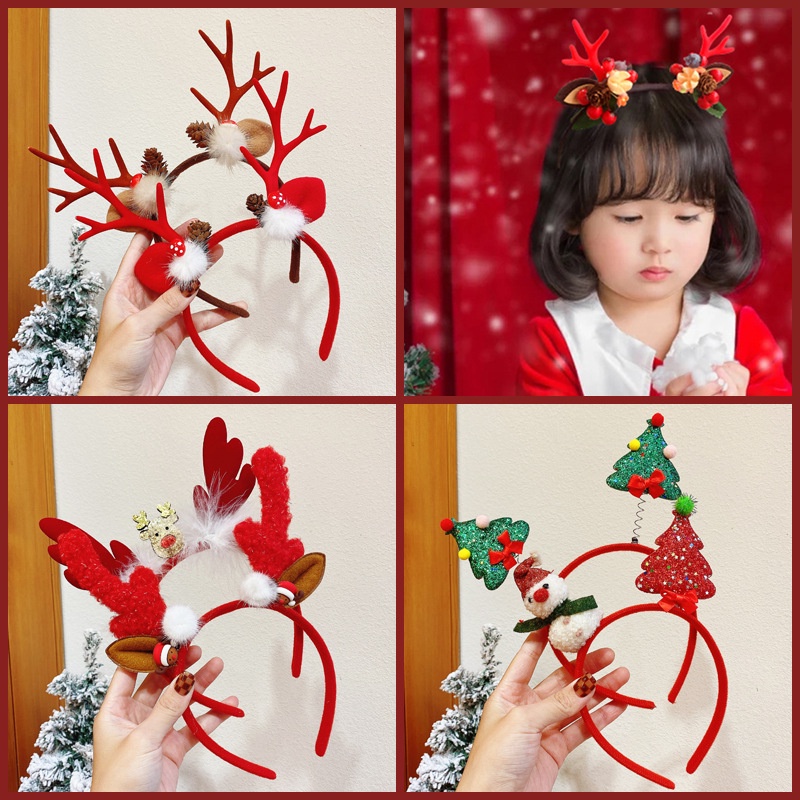 1-15pcs Christmas Headbands Sn - огляд і ціна Reindeer Antlers Headband