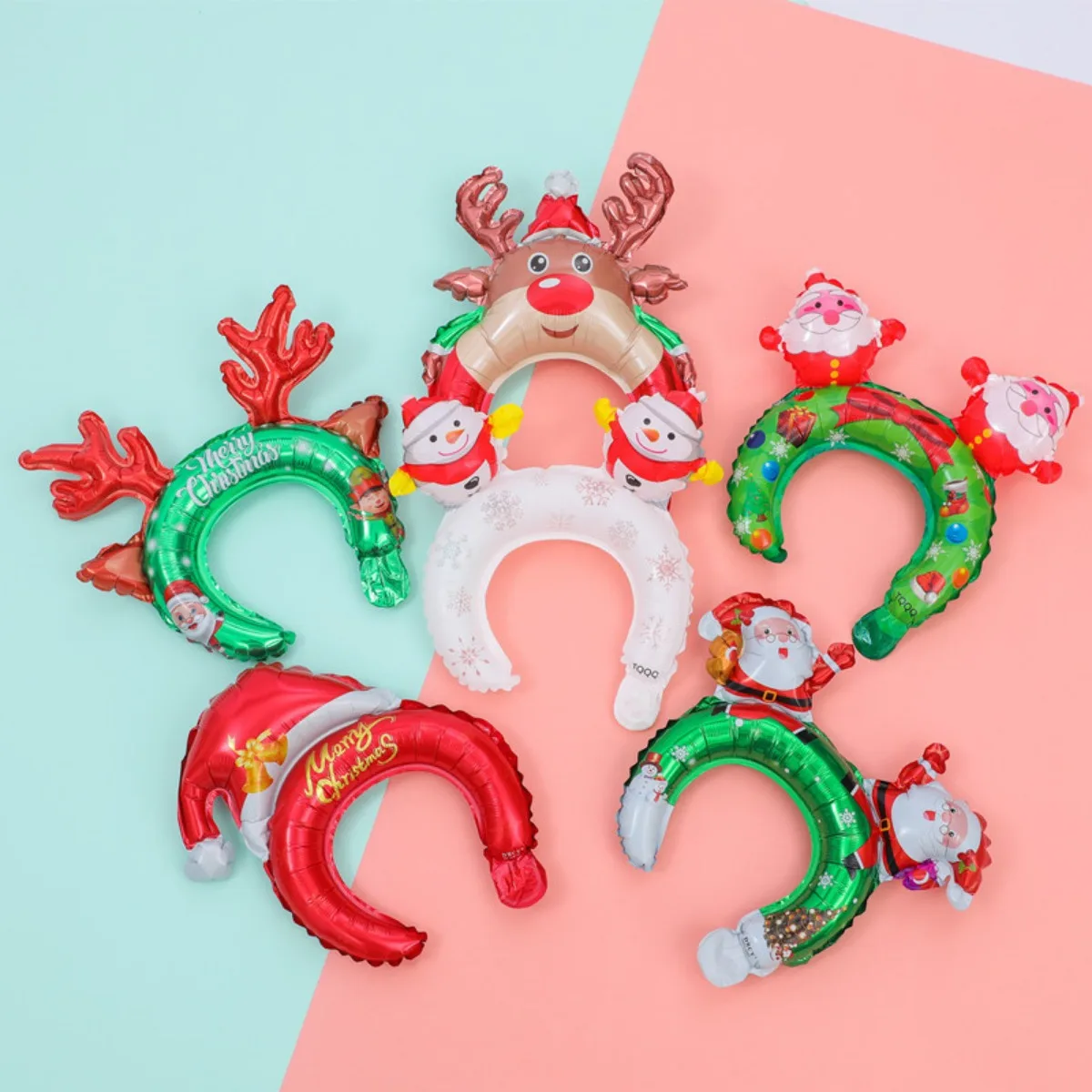 Christmas Inflatable Headbands - огляд і ціна Reindeer Antlers Headband