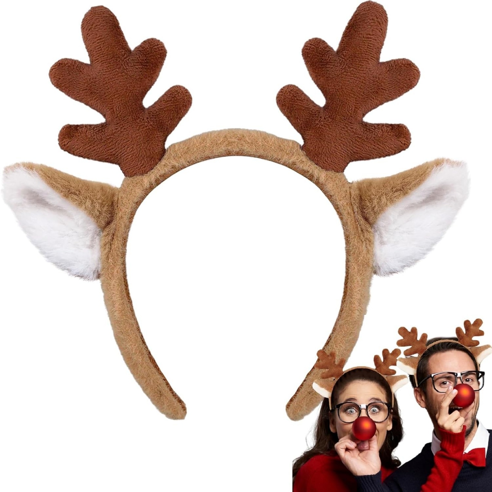 1PC Christmas Reindeer Antlers - огляд і ціна Reindeer Antlers Headband