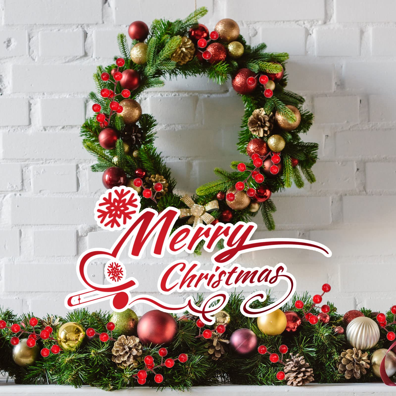 Artificial Pine Branches Fake  - огляд і ціна Christmas Wreath Fake