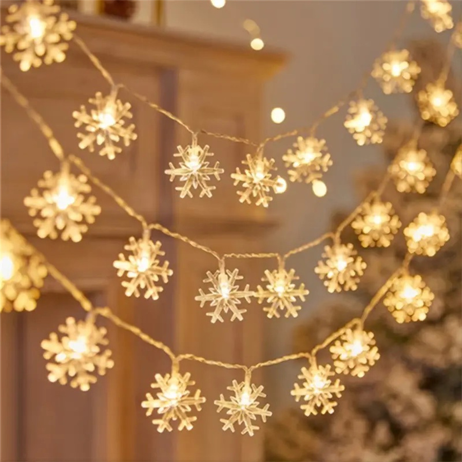 10/20/40 LED Snowflake String  - огляд і ціна Led Fairy String Lights