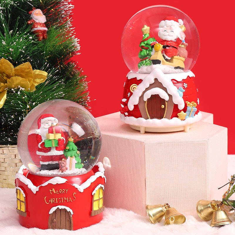 Christmas Snow Globe with LED  - огляд і ціна Snow Globe Musical