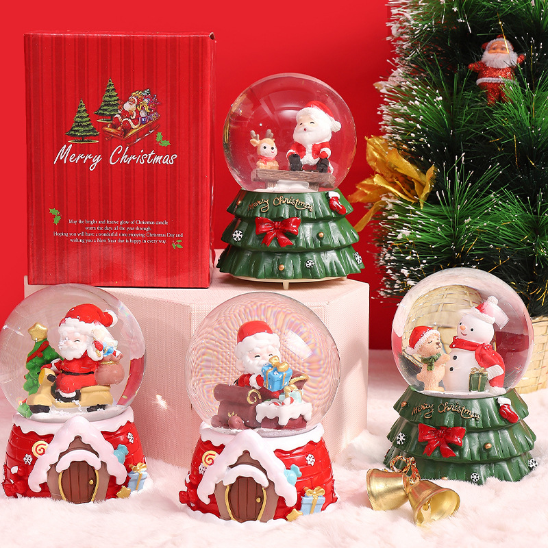 Christmas Snow Globe with LED  - огляд і ціна Snow Globe Musical