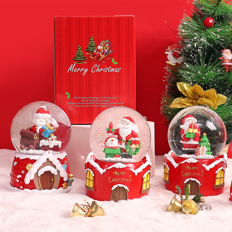Christmas Snow Globe with LED  - огляд і ціна Snow Globe Musical