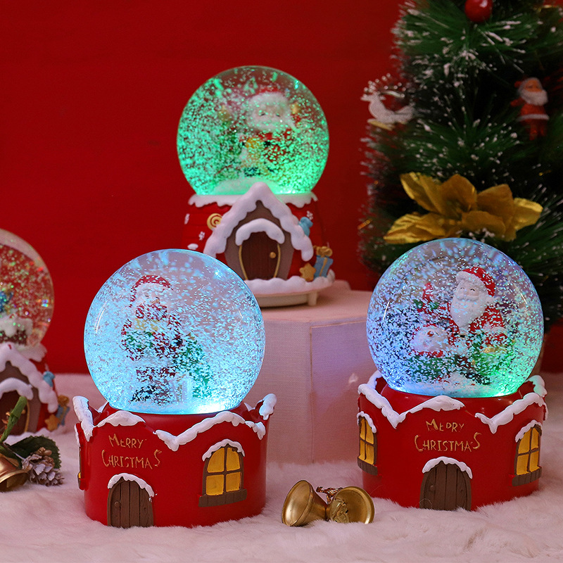 Christmas Snow Globe with LED  - огляд і ціна Snow Globe Musical