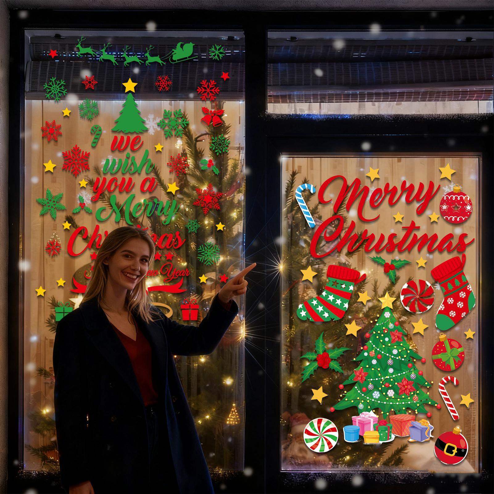 3 Pieces Christmas wall sticke - огляд і ціна Snowflake Window Decal