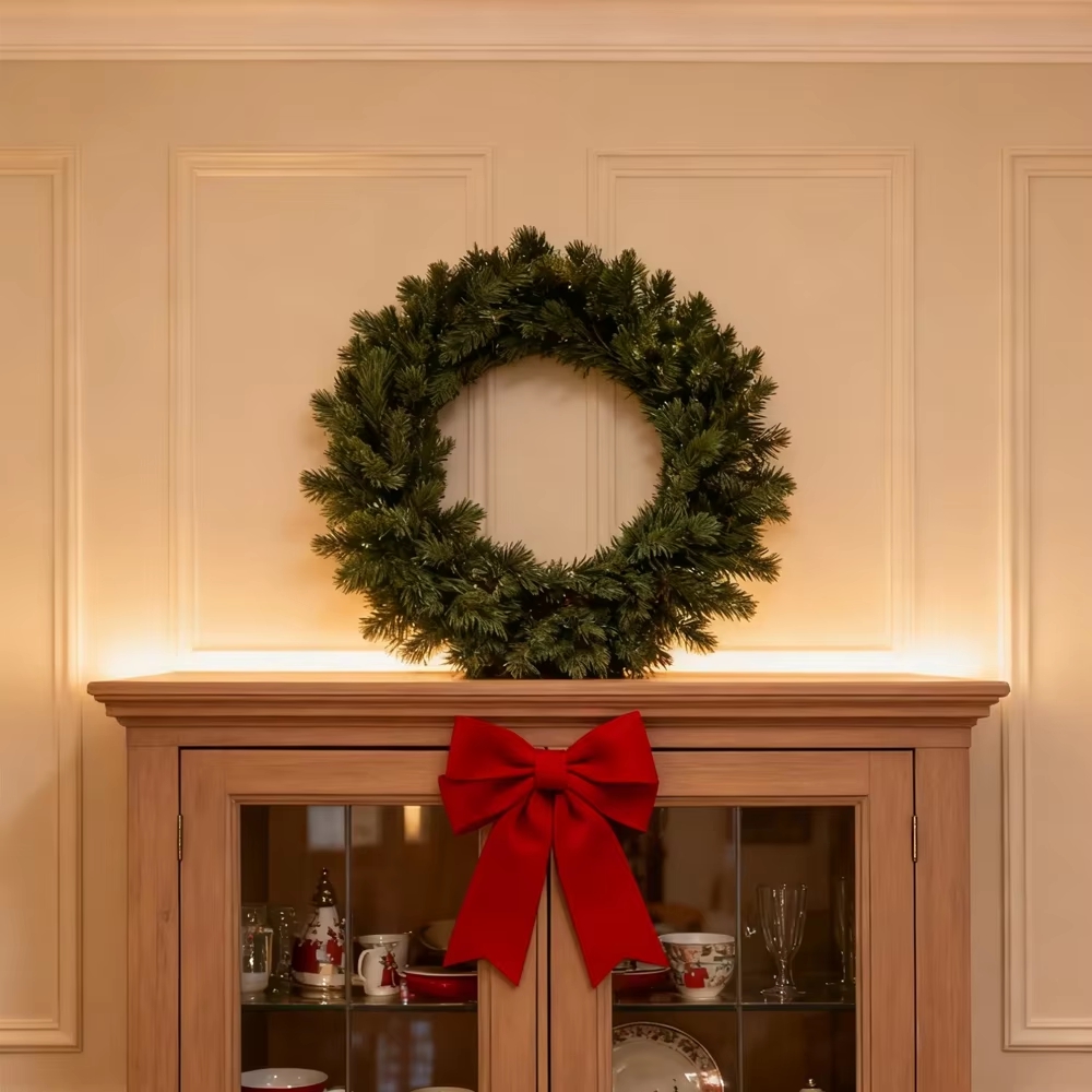 Artificial Pine Wreath Plant C - огляд і ціна Christmas Wreath Fake