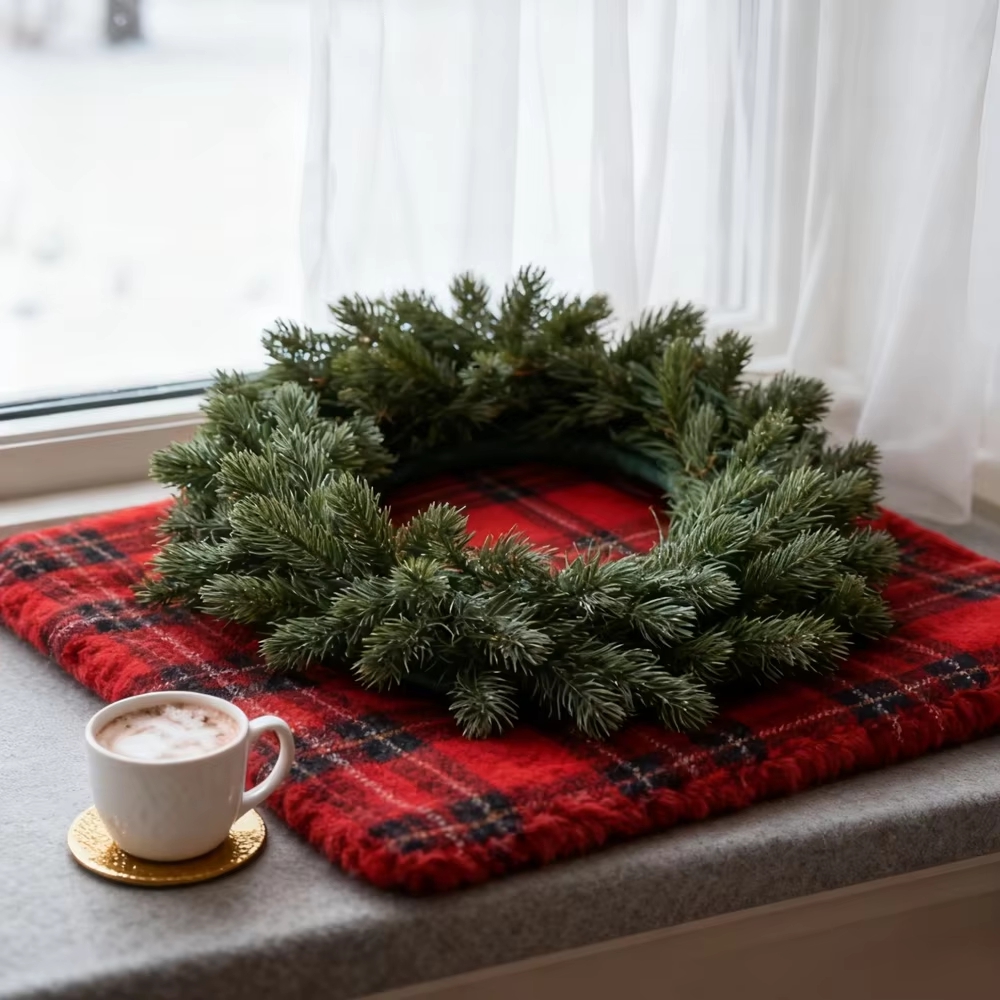 Artificial Pine Wreath Plant C - огляд і ціна Christmas Wreath Fake
